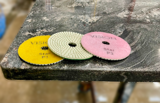 Ø100 3 step polishing pads